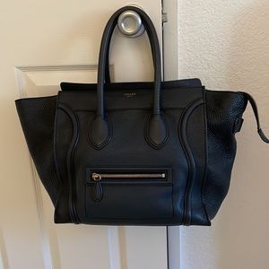 Celine Mini Luggage Tote Anthracite